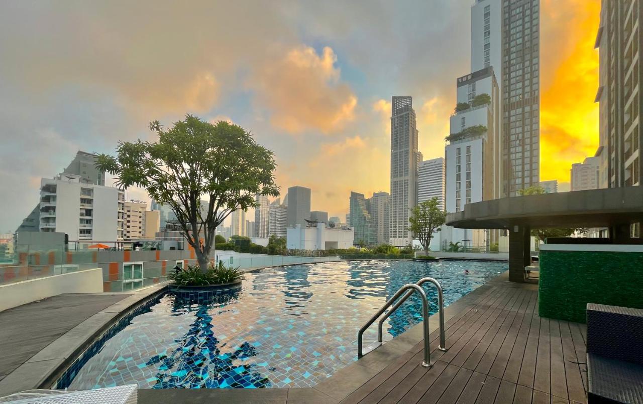 Cozy Studio Walk To Bts Free Wi-Fi Great Location Bangkok Zewnętrze zdjęcie