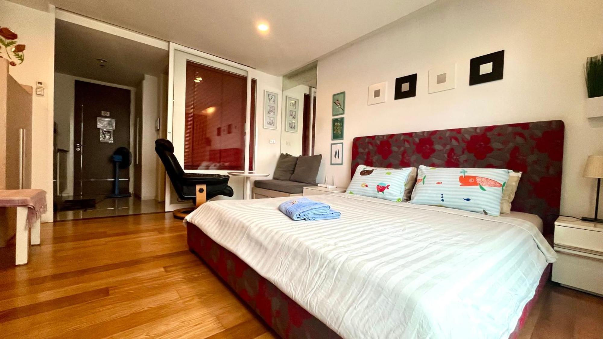 Cozy Studio Walk To Bts Free Wi-Fi Great Location Bangkok Zewnętrze zdjęcie